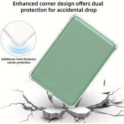 Coque pour Kindle 2024/2022 + [2 Pièces] Verre Trempé, [Antichoc] Souple Silicone Transparente Protection Étui, Ultra Mince [Ant