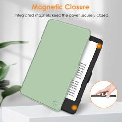 FINTIE Étui pour 6" Kindle (11e Génération, Modèle 2024/2022), Coque Fine et Légère, Housse Fermeture Magnétique Réveil/Veille A