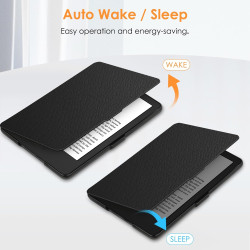 FINTIE Étui pour 6" Kindle (11e Génération, Modèle 2024/2022), Coque Fine et Légère, Housse Fermeture Magnétique Réveil/Veille A