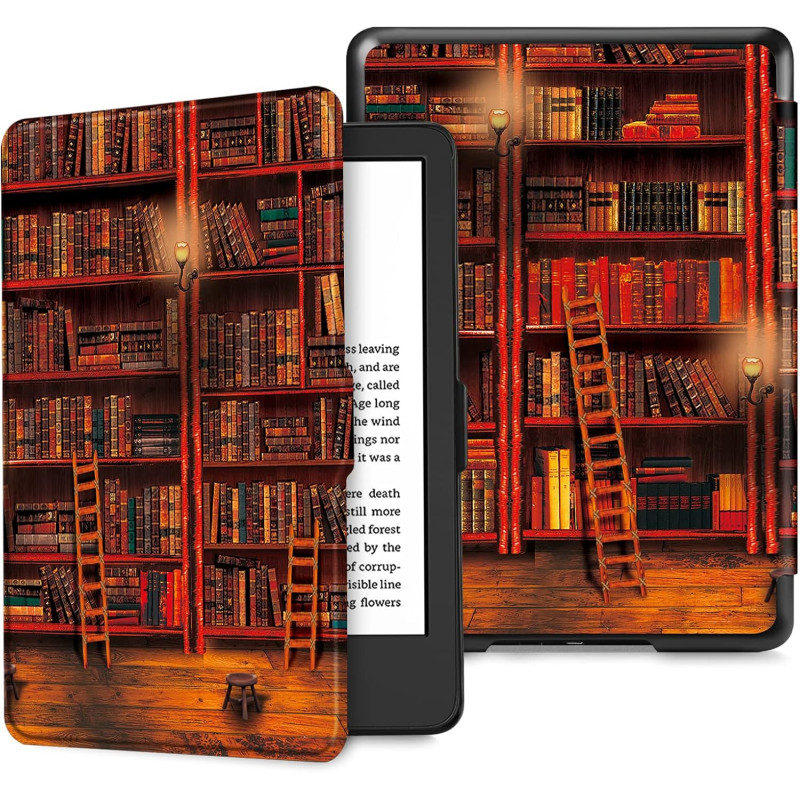 FINTIE Étui pour 6" Kindle (11e Génération, Modèle 2024/2022), Coque Fine et Légère, Housse Fermeture Magnétique Réveil/Veille A