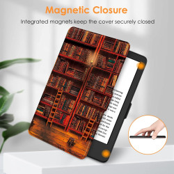FINTIE Étui pour 6" Kindle (11e Génération, Modèle 2024/2022), Coque Fine et Légère, Housse Fermeture Magnétique Réveil/Veille A