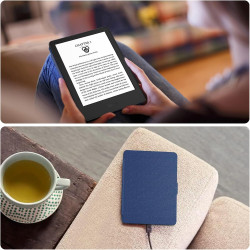 FINTIE Étui pour 6" Kindle (11e Génération, Modèle 2024/2022), Coque Fine et Légère, Housse Fermeture Magnétique Réveil/Veille A