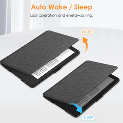 FINTIE Étui pour 6" Kindle (11e Génération, Modèle 2024/2022), Coque Fine et Légère, Housse Fermeture Magnétique Réveil/Veille A