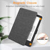 FINTIE Étui pour 6" Kindle (11e Génération, Modèle 2024/2022), Coque Fine et Légère, Housse Fermeture Magnétique Réveil/Veille A