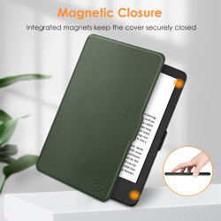 FINTIE Étui pour 6" Kindle (11e Génération, Modèle 2024/2022), Coque Fine et Légère, Housse Fermeture Magnétique Réveil/Veille A