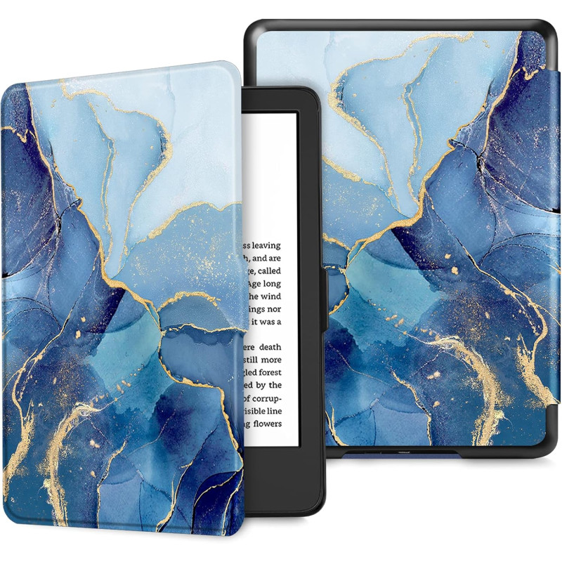 FINTIE Étui pour 6" Kindle (11e Génération, Modèle 2024/2022), Coque Fine et Légère, Housse Fermeture Magnétique Réveil/Veille A