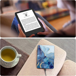 FINTIE Étui pour 6" Kindle (11e Génération, Modèle 2024/2022), Coque Fine et Légère, Housse Fermeture Magnétique Réveil/Veille A