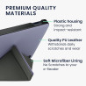 kwmobile Étui Compatible avec Kobo Libra 2 Coque - Étui à Rabat magnétique Tablette eReader Similicuir - Lavande