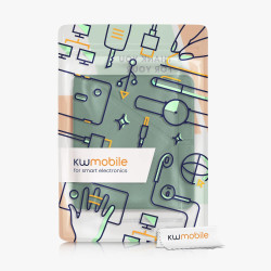 kwmobile Étui Compatible avec Kobo Libra 2 Coque - Étui à Rabat magnétique Tablette eReader Similicuir - Vert foncé