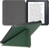 kwmobile Étui Compatible avec Kobo Libra 2 Coque - Étui à Rabat magnétique Tablette eReader Similicuir - Vert foncé
