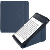 kwmobile Étui Compatible avec Kobo Libra 2 Coque - Étui à Rabat magnétique Tablette eReader Similicuir - Bleu foncé
