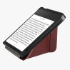 kwmobile Étui Compatible avec Kobo Libra 2 Coque - Étui à Rabat magnétique Tablette eReader Similicuir - Bordeaux foncé
