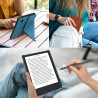 kwmobile Étui Compatible avec Kobo Libra 2 Coque - Étui à Rabat magnétique Tablette eReader Similicuir - Marron