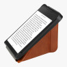 kwmobile Étui Compatible avec Kobo Libra 2 Coque - Étui à Rabat magnétique Tablette eReader Similicuir - Marron