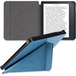 kwmobile Étui Compatible avec Kobo Libra 2 Coque - Étui à Rabat magnétique Tablette eReader Similicuir - pétrole