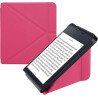 kwmobile Étui Compatible avec Kobo Libra 2 Coque - Étui à Rabat magnétique Tablette eReader Similicuir - Rose Fluo