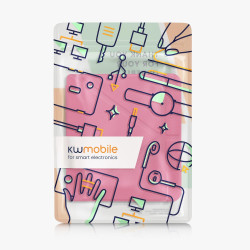 kwmobile Étui Compatible avec Kobo Libra 2 Coque - Étui à Rabat magnétique Tablette eReader Similicuir - Rose Fluo