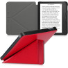 kwmobile Étui Compatible avec Kobo Libra 2 Coque - Étui à Rabat magnétique Tablette eReader Similicuir - Rouge