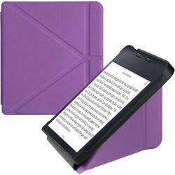 kwmobile Étui Compatible avec Kobo Libra 2 Coque - Étui à Rabat magnétique Tablette eReader Similicuir - Violet
