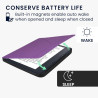 kwmobile Étui Compatible avec Kobo Libra 2 Coque - Étui à Rabat magnétique Tablette eReader Similicuir - Violet