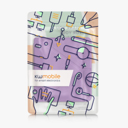 kwmobile Étui Compatible avec Kobo Libra 2 Coque - Étui à Rabat magnétique Tablette eReader Similicuir - Violet