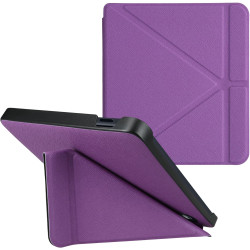kwmobile Étui Compatible avec Kobo Libra 2 Coque - Étui à Rabat magnétique Tablette eReader Similicuir - Violet