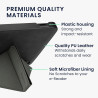 kwmobile Étui Compatible avec Kobo Libra 2 Coque - Étui à Rabat magnétique Tablette eReader Similicuir - Anthracite