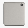 kwmobile Étui Compatible avec Kobo Libra 2 Coque - Étui à Rabat magnétique Tablette eReader Similicuir - argenté