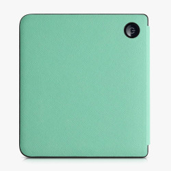 kwmobile Étui Compatible avec Kobo Libra 2 Coque - Étui à Rabat magnétique Tablette eReader Similicuir - Menthe glaciale