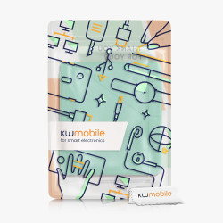 kwmobile Étui Compatible avec Kobo Libra 2 Coque - Étui à Rabat magnétique Tablette eReader Similicuir - Menthe glaciale