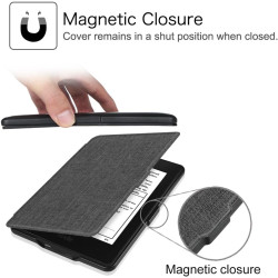 Fintie étui pour 6" kindle paperblanc 2012-2017 (modèle: ey21, dp75sdi), coque fine légère avec réveil/veille auto (n'est pas co