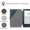 Fintie étui pour 6" kindle paperblanc 2012-2017 (modèle: ey21, dp75sdi), coque fine légère avec réveil/veille auto (n'est pas co