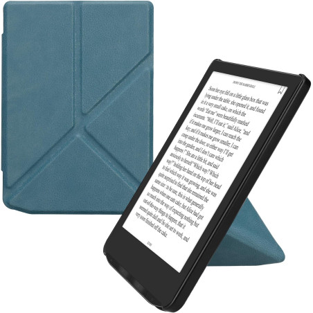 kwmobile Étui Compatible avec Pocketbook Verse/Pro/Color/Vivlio Light/Light HD Coque - Étui à Rabat magnétique Tablette eReader 