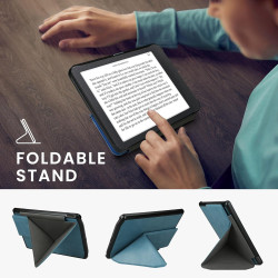 kwmobile Étui Compatible avec Pocketbook Verse/Pro/Color/Vivlio Light/Light HD Coque - Étui à Rabat magnétique Tablette eReader 
