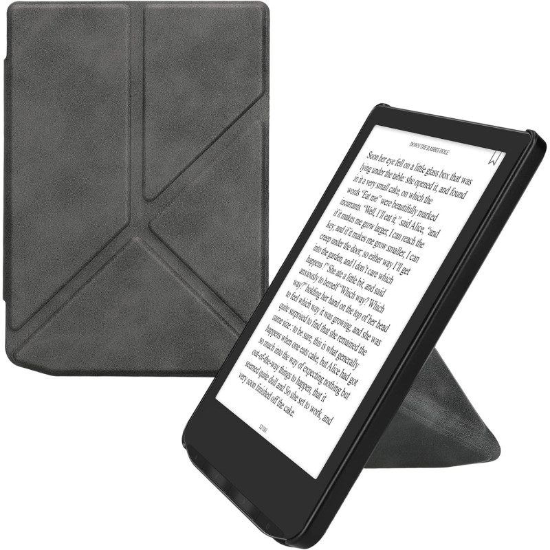 kwmobile Étui Compatible avec Pocketbook Verse/Pro/Color/Vivlio Light/Light HD Coque - Étui à Rabat magnétique Tablette eReader 