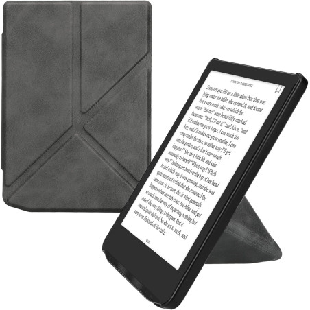kwmobile Étui Compatible avec Pocketbook Verse/Pro/Color/Vivlio Light/Light HD Coque - Étui à Rabat magnétique Tablette eReader 