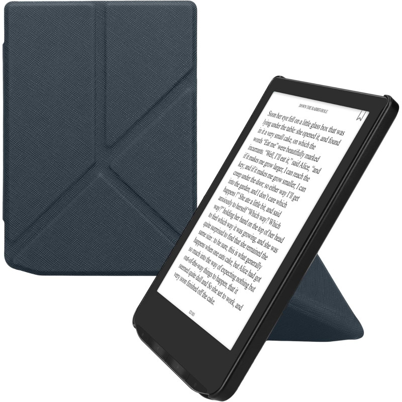 kwmobile Étui Compatible avec Pocketbook Verse/Pro/Color/Vivlio Light/Light HD Coque - Étui à Rabat magnétique Tablette eReader 