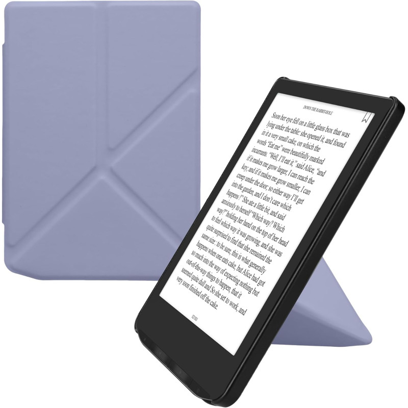 kwmobile Étui Compatible avec Pocketbook Verse/Pro/Color/Vivlio Light/Light HD Coque - Étui à Rabat magnétique Tablette eReader 