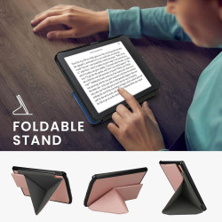 kwmobile Étui Compatible avec Pocketbook Verse/Pro/Color/Vivlio Light/Light HD Coque - Étui à Rabat magnétique Tablette eReader 