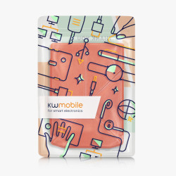 Kwmobile étui compatible avec pocketbook verse/pro/color/vivlio light/light hd coque - étui à rabat magnétique tablette ereader 