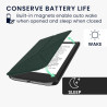 kwmobile Étui Compatible avec Pocketbook Verse/Pro/Color/Vivlio Light/Light HD Coque - Étui à Rabat magnétique Tablette eReader 