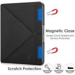 Forefront Cases Étui pour Kobo Forma (Modèle:2018) - Étui de Support Pliant (Style Origami) - Mince et Léger, Fonction Automatiq