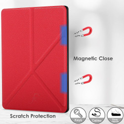 Forefront Cases Étui pour Kobo Clara HD (Modèle:2018) - Étui de Support Pliant (Style Origami) - Mince et Léger, Fonction Automa