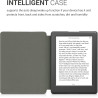 kwmobile Étui Compatible avec Kobo Glo HD/Touch 2.0 Coque - Étui à Rabat magnétique Tablette eReader Similicuir - Bleu-Gris-Noir