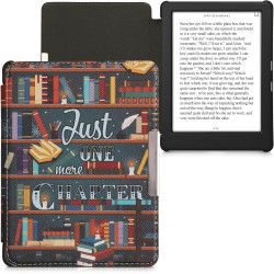 kwmobile Étui Compatible avec Kobo Glo HD/Touch 2.0 Coque - Étui à Rabat magnétique Tablette eReader Similicuir - Multicolore