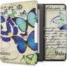 Kwmobile étui compatible avec kobo glo hd/touch 2.0 coque - étui à rabat magnétique tablette ereader similicuir - bleu-menthe gl
