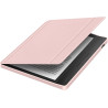 Giopuey coque compatible avec kobo libra colour/kobo libra 2, étui en cuir, étui à rabat [coque arrière transparente pc tpu] tex