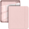 Giopuey coque compatible avec kobo libra colour/kobo libra 2, étui en cuir, étui à rabat [coque arrière transparente pc tpu] tex