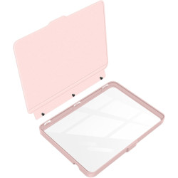 Giopuey coque compatible avec kobo clara colour/clara bw/clara 2e, étui en cuir, étui à rabat [coque arrière transparente pc tpu