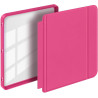 Giopuey coque compatible avec kobo libra colour/kobo libra 2, étui en cuir, étui à rabat [coque arrière transparente pc tpu] tex